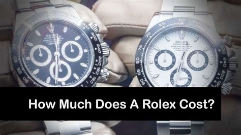 how much does a rolex cost